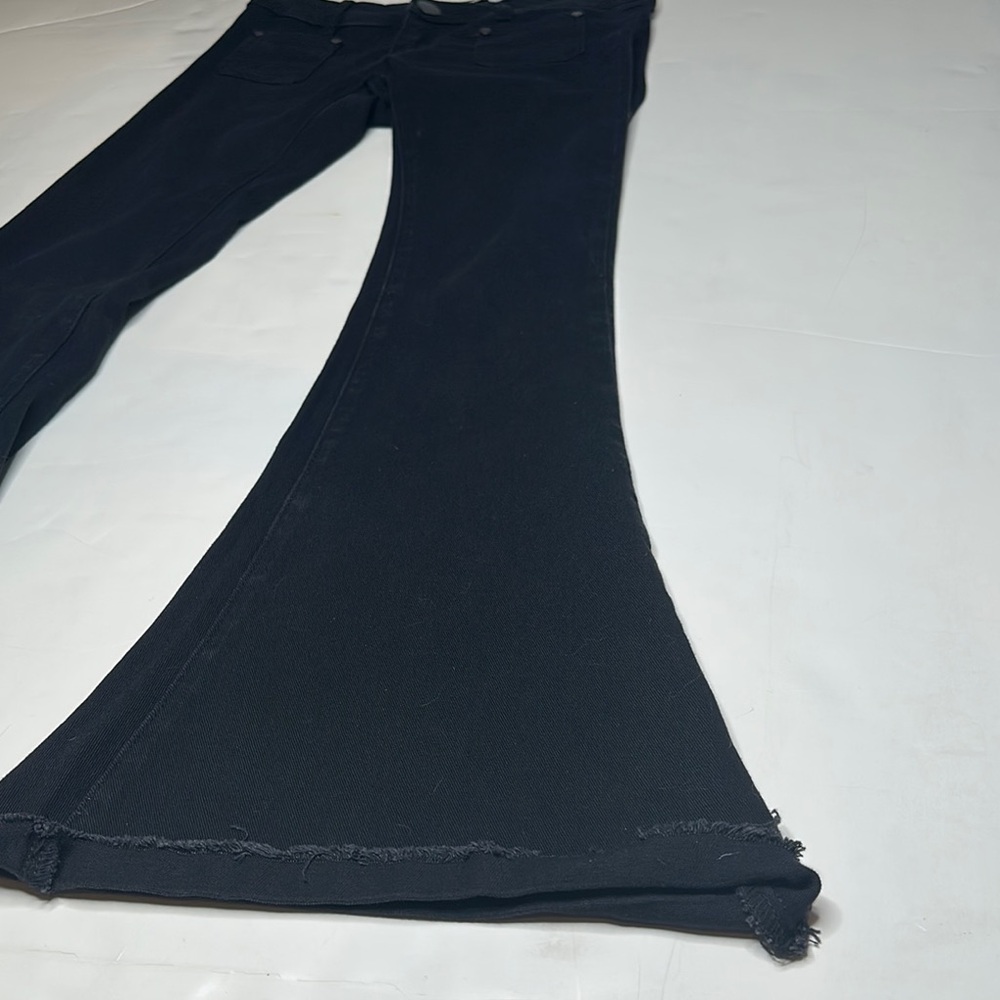 Ultra Low Rise Flared Jeans - Picture 3 of 12